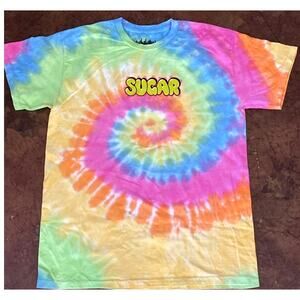 NWOT Tash Sultana "Sugar" Tour Tie-Dye Shirt - Mushroom Graphic - Medium